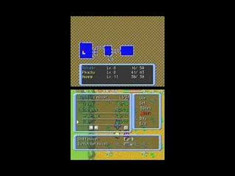 Pokemon Mystery Dungeon: Explorers DS Gameplay Trailer