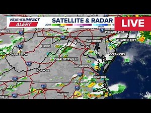 Live: Tracking storms in DC, Maryland & Virginia | Weather Impact Alert Radar
