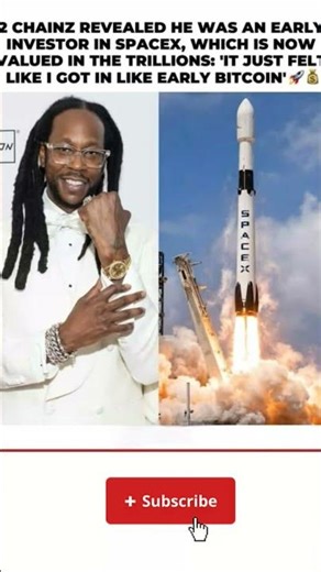 2 Chainz Reveals He Invested in SpaceX Early — “Felt Like Early Bitcoin” 🚀💰💫 #shorts
