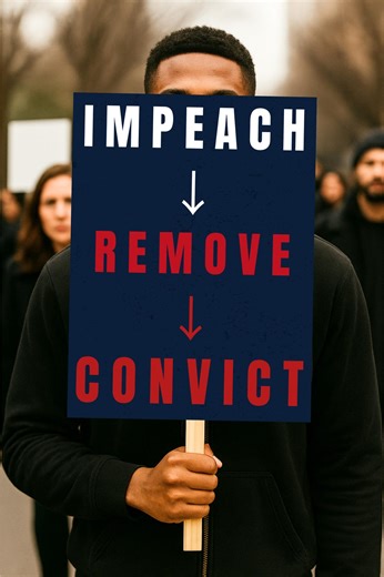 Impeach Remove Convict Protest Sign | Political Protest Poster, Activist Rally Sign, Impeachment Protest Poster, Anti Trump Protest Sign - Etsy
