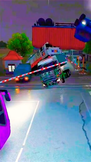 astaghfirullah! tertabrak kereta mudik naik truk