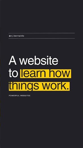 A website to learn how things work! Here’s the link: rjbernaldo.com/free-spreadsheet