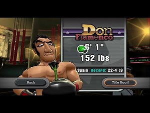 Punch-Out!! (Wii) - Don Flamenco (Title Defense)