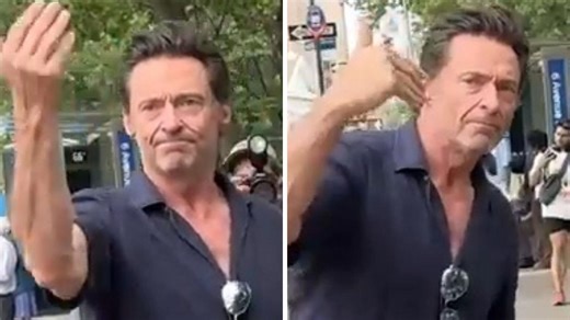 Hugh Jackman escapes fan frenzy by hopping into random car in New York