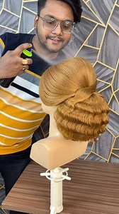 14K views · 1.7K reactions | Bridal bun hairstyle full tutorial  @anitanksirsiya_as _#bridalbun #bridalhair #tutorial #hairtutorial #bridalstyle #bridehairstyle #viralhairstyles #exploremore #haireducation #instahair | Anitank Sirsiya | Facebook