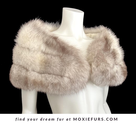 Norwegian Blue FOX Fur Stole, Ivory Rustic Bridal Shawl, Great Gatsby Gift for Her, White Brown Vintage Wrap, Bridesmaid Wedding Coat Jacket - Etsy