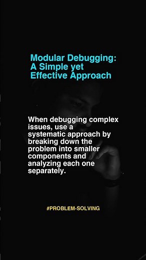 Modular Debugging A Simple Yet