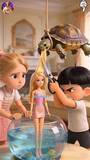 पापा ने गुड़िया के बाल काट दिए ~miniwood toy-woodworking art skill wood / handCrafts/ #shorts