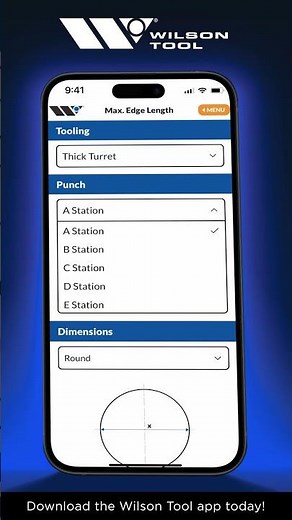 Calculate Max Edge Length for Shaped Punch Tools with the Wilson Tool App