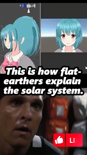 This is how flat-earthers explain the solar system. | BlenderHub