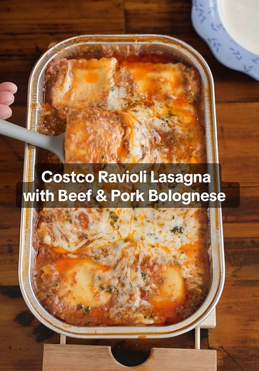 Costco Ravioli Lasagna Review with Beef & Pork