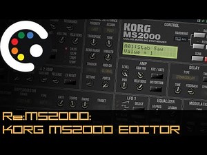 Re:MS2000 - Korg MS2000 Editor