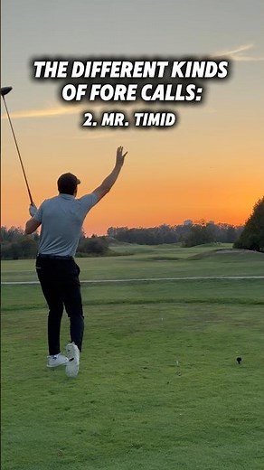 How do you yell fore on a golf course?