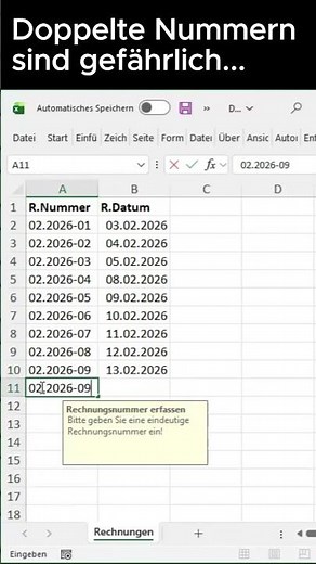 Warum ich Excel-Dubletten NIE löschen muss