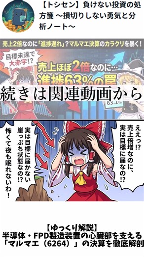 [Marumae (6264)] Sales Nearly Doubled but at Risk of Missing Targets!? A 5-Minute Deep Dive into ...