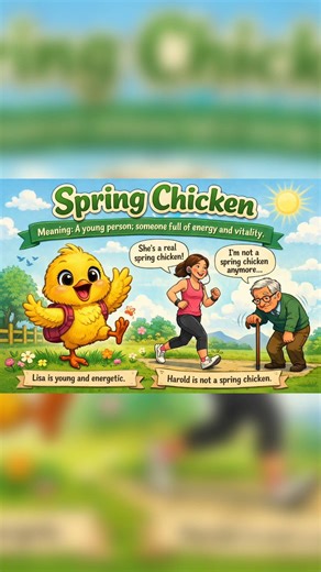 spring chicken meaning