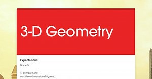 3-D Geometry