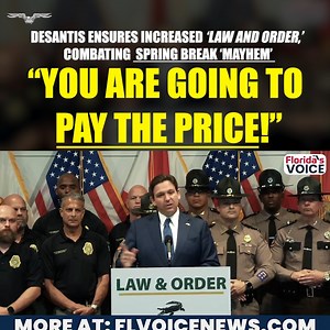 DeSantis ensures increased 'law and order,' combating Spring break 'mayhem' READ:http://tiny.cc/r3e9xz #Ron #DeSantis #Florida #Law #Order #Left #Democrat #Republicans #US #Politics #News #Viralvideo #ViralVideos #Explore #Explorepage | Washington Examiner