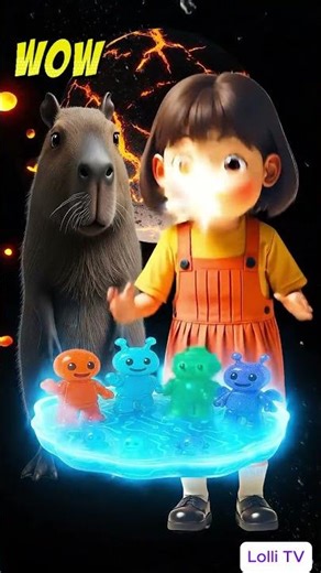 Capybara Eats Glowing Alien Gummies!