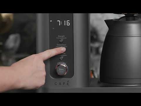 Café Specialty Drip Coffee Maker with Thermal Carafe – Matte Black – SCA Certified