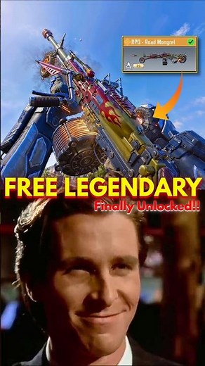 UNLOCKED!! Free RPD - Road Mongrel 🔥🤯 | CODM Secret Cache