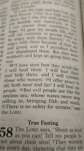 THE BOOK OF ISAIAH: CHAPTER 57 VERSES 14 TO 21; GOD'S PROMISE OF HELP AND HEALING #highlights #fyp