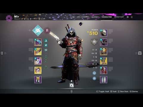 VexCalibur Arc Hunter Build Solo GM Warden of Nothing (-50 Power) | Destiny 2 Renegades
