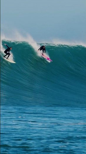 Surfing big waves with a gopro 🤯 (full video on YT) #shorts #surf #surfing #bigwaves #goprosurf
