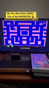 Ms. Pac-Man (Atari 2600) – One of My FAVORITES! Gameplay w/ Commentary #retrogaming