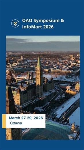 Ontario Association of Optometrists on Instagram: "📣Calling all Optometrists! OAO Symposium & InfoMart will be held March 27–29, 2026, in Ottawa. Join colleagues from across Ontario for practical education, industry insights, and what’s next in optometry. Early bird savings are available for a limited time. Register now and secure your spot 👉 🔗 in bi0! #OAO #Symposium #Optometry"