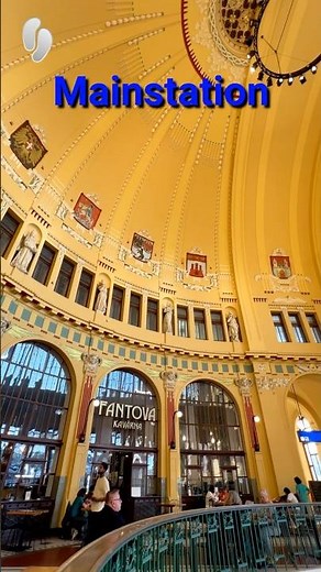 A Quick Look Inside Prague’s Main Station 🇨🇿 #prague #travel #tram #trainspotting #tourist #train