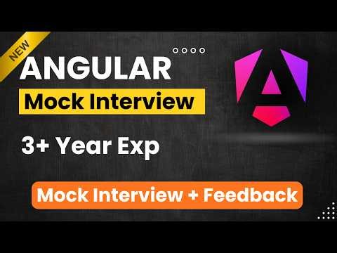 Angular Live Mock Interview 3 Year of Experience | Angular Interview + Feedback