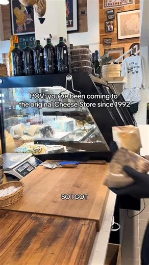 This customer has been coming to the original Cheese Store since 92! #thecheesestoreofbeverlyhills #cheesestore #beverlyhills #cheesemonger | The Cheese Store of Beverly Hills