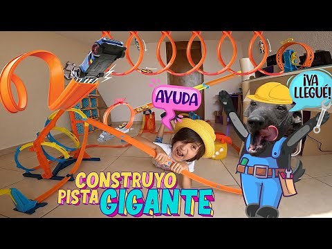 CONSTRUYO una Gigapista que Recorre TODA mi CASA