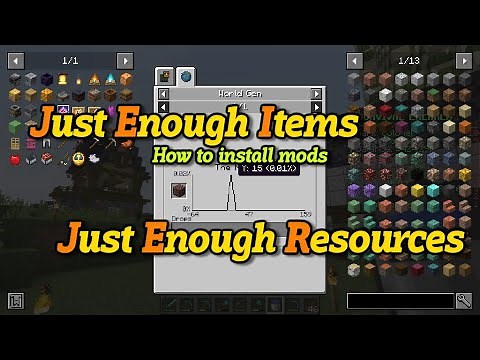 Minecraft 1.18.2 - JEI | JER mods (How to install)