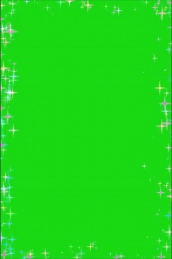 ✨Borde ANIMADO destellos de LUZ pantalla verde ✨ [ Efectos luminosos chroma key ] ✨