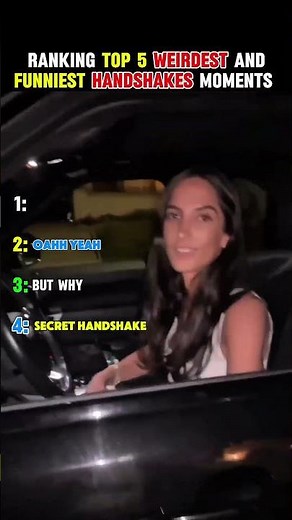Ranking top 5 weirdest and funniest handshakes moments #ranking #funny #memes