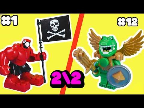 I BUILT MY OWN LEGO MINIFIGURE SETS! 2/2