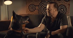Ricky Gervais explains why dogs are the 'greatest thing on earth' and dog people couldn't agree more