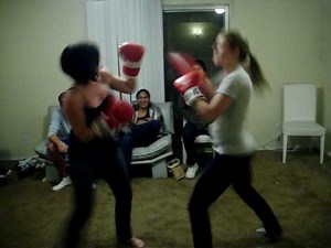 Danielle vs Sarah Fight Night