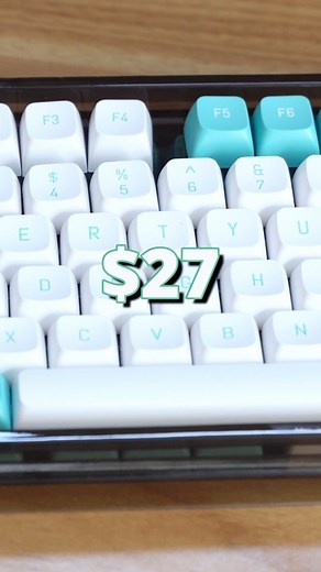 Hipyo on Instagram: "These budget keycaps are insanely good for $27. Check out my latest video for how I built the keyboard."