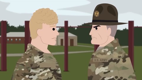 Watch how drill sergeants push recruits to their absolute limits