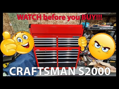 Watch before you buy Craftsman S2000 Rolling Tool Chest