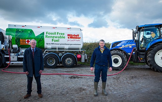 First trials of HVO renewable fuels in a property and tractor | Mitchell and Webber | Fuel Distribution Devon, Cornwall