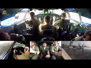 HUGE Cockpit: Antonov 22 Cockpit Landing, FIVE men on main Flight Deck (+1 below) [AirClips]