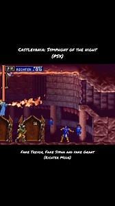 Castlevania: Symphony of the night (PSX) - (Richter Mode) Fake Trevor, Fake Sypha and Fake Grant #retrogaming #nostalgia #playstation | ReyOlrox