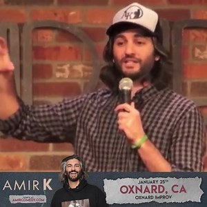 3.7K views · 265 reactions | Oxnard!! Don't miss this chance to see me live at the Oxnard Levity Live on January 25th for one night only. Get Your Tickets Now! | Amir K | Facebook