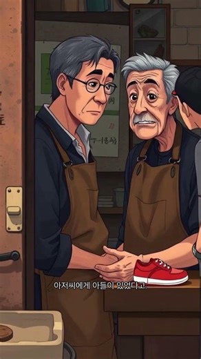 Why the shoemaker polishes a small pair of sneakers every morning... You'll cry by the end #Shorts