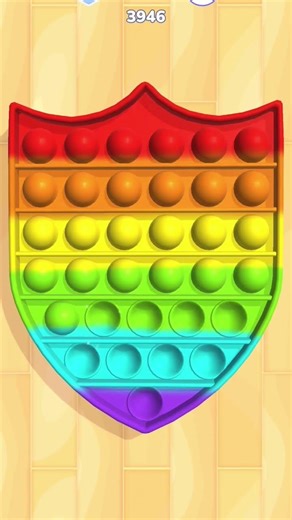 Rainbow Shield Pop It! 🌈🛡️ #satisfying #shorts #asmr