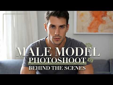 Male Model Photoshoot Behind the Scenes